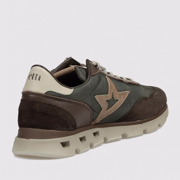 Zapatillas Cetti coffee plataforma hombre vista lateral