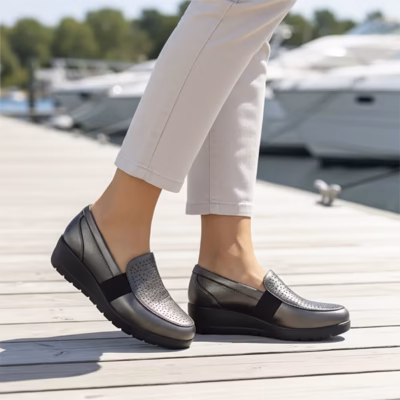 Zapatos musgo mujer Doctor Cutillas detalle modelo