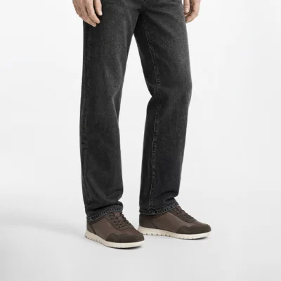 Zapato deportivo hombre chocolate Geox detalle modelo