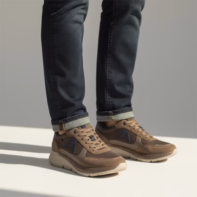 Zapatillas hombre Callaghan ante trufa Adaptaction detalle modelo