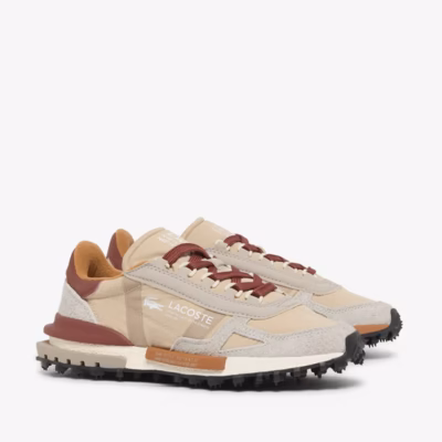 zapatillas deportivas hombre beige Lacoste detalle suela