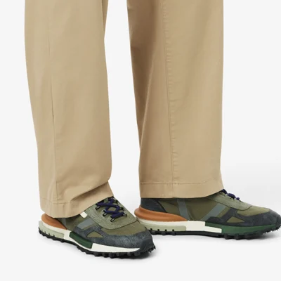 zapatillas deportivas hombre kaki Lacoste detalle suela