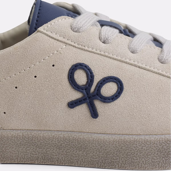 Zapatillas Silbon Beige Serraje Hombre vista trasera