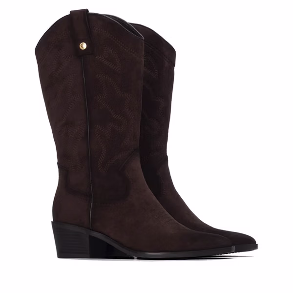 Botas mujer marrón XTI vista lateral